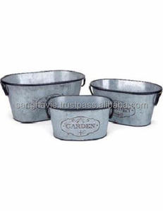 Moderno Soporte Ovalado Galvanizado para Macetas de Jardín, Diseño Elegante, Accesorio Metálico para Hogar y Jardín - Product Image 4