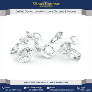 Diamants ronds et naturels polis, cristaux en vrac pour les bijoux - Product Image 6