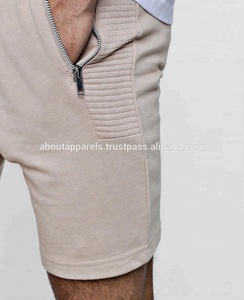 Pantalones cortos de sudor personalizados para hombres 100 pantalones cortos de sudor de algodón fitness en blanco al por mayor pantalones cortos de gimnasio transpirables - Product Image 3