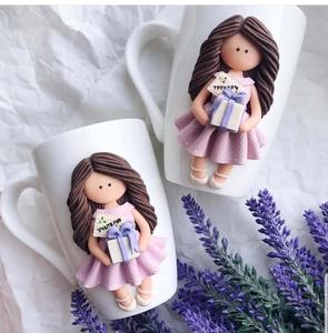 Hot Sell <strong>Princess</strong> Polymer Clay <strong>Mug</strong> Ceramic Gift <strong>Mug</strong> - Product Image 4