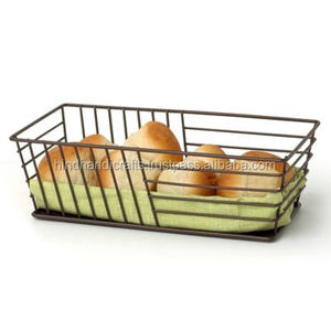 Metal Wire Mesh Basket for Cutlery Stainless Steel Wire Mesh Baskets Wire Powder Coted Basket Supplier From India - Product Image 3