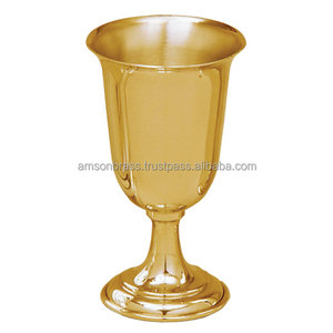 Glass Metal Brass Handmade Silver Plated <b>Wine</b> <b>Goblet</b> - Product Image 5