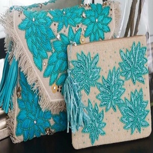 Sac à bandoulière élégant en jute écologique pour femmes - Product Image 3