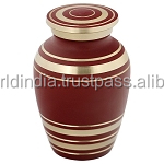 Urna Funeraria de Metal Estilo Americano Color Azul Lavanda para Recuerdos de Bebé, Suministros Funerarios BRASSWORLD INDIA - Product Image 3