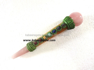 ขายส่งแท่งบำบัด: ไม้เท้าบำบัดทิเบตกับพีระมิดจักระ - Product Image 2