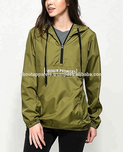 New Women High Quality Comfortable Waterproof Colorful Nylon Anorak Windbreakers Jackets Coat - Product Image 2
