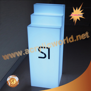 Boîtier à lumière LED en acrylique, présentoir rond/acrylique - Product Image 6