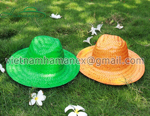 Vente en gros chapeau de paille Fedora en jonc de mer naturel uni avec logo personnalisé taille personnalisable pour les vêtements de plage - Product Image 2
