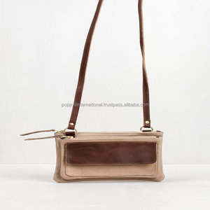 Sac à main à bandoulière quotidien pour femme avec fermeture à glissière Caractéristique pratique en cuir - Product Image 1