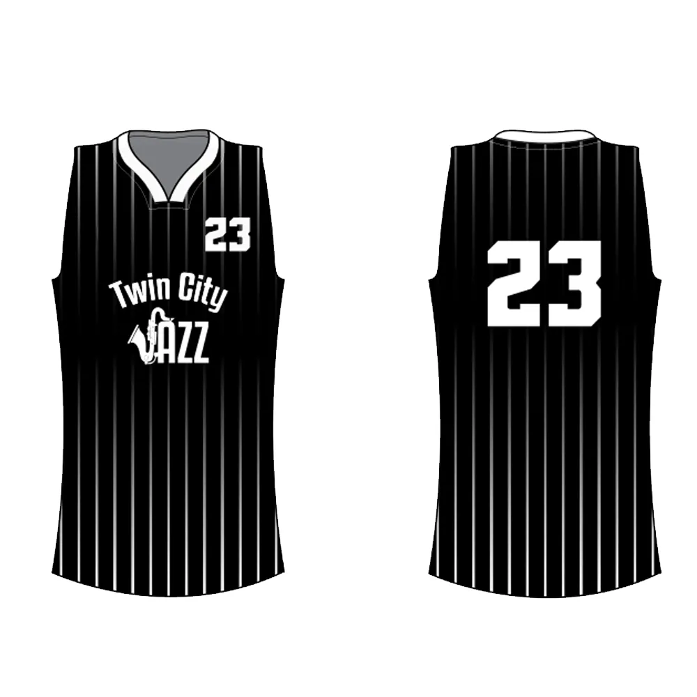 Individueller sublimationsdruck Umkehrbarer digitaldruck Herren Basketball-Anzug Basketballtrikot individuelle Logos Uniformen