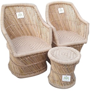 2024 intérieur/extérieur chaise de salle à manger pouf ensemble de meubles jardin hôtel Chaise longue canne/bambou pour cuisine Villa Restaurant café - Product Image 2