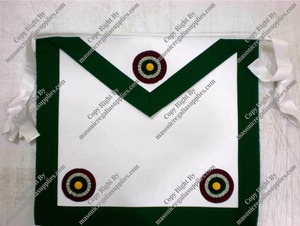 Tablier brodé à la main, style arabe, peinture de haute qualité, coloris vert - Product Image 5