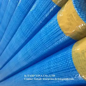 BLUE SHEET ROLL #1000 PE TARPAULIN, KOREA QUALITY, MADE IN VIETNAM