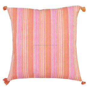 Dorm Room Cushion Covers with Tassels Customized Design Outdoor <b>Throw</b> <b>Pillow</b> Cover Kids Room <b>Pillow</b> Case - Product Image 3