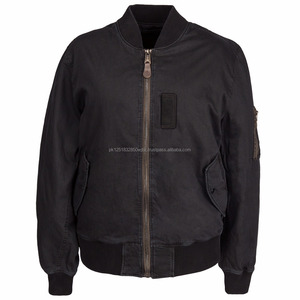 Veste bomber varsity pour homme en nylon matelassé noir de haute qualité, épaisse, pour l'hiver, sur mesure - Product Image 3