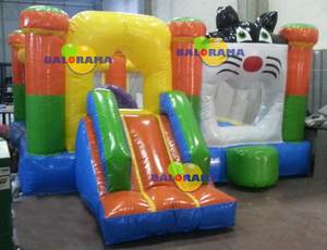 Balorama Combo gonflable pour chat 4.5x5.5x3m PVC Fun Park Center Bouncer - Product Image 2