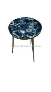 <b>Marble</b> <b>top</b> Square side <b>table</b> - Product Image 2
