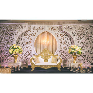 Boda escenario C estilo marcos traseros Paredes, matrimonio inglés escenario telón de fondo Panel, última boda escenario telón de fondo decoración EE. UU. - Product Image 1
