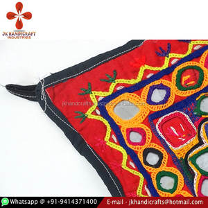 Miroir de travail brodé à la main, 3 pièces, Valance de décoration, maison, vente en gros - Product Image 4