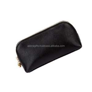 Bolso cosmético de cuero PU con logotipo personalizado, a la moda, venta al por mayor - Product Image 1