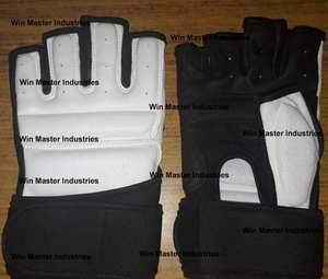 Gants amincissants, noirs et blancs, pour le levage du poids, vente en gros, - Product Image 2