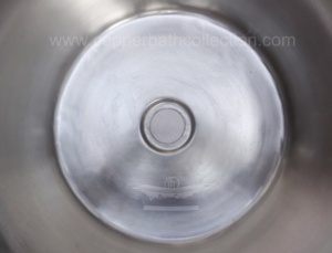 Lavabo de metal de cocina de estilo moderno encimera de cobre liso de la India opciones al por mayor disponibles - Product Image 6