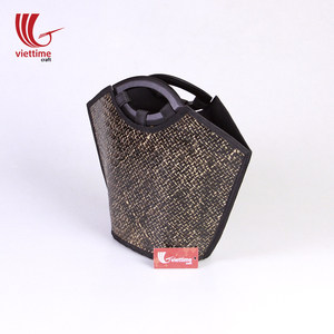 Bolso de bambú tejido elegante/bolso de bambú tejido estampado - Product Image 3
