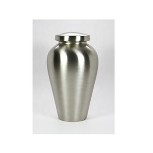 Urna de cremación de metal Urnas de recuerdo de calidad premium para ceremonias funerarias y cenizas humanas Urnas de cremación de gran venta - Product Image 1