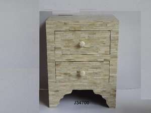 เฟอร์นิเจอร์ภายในแบบดั้งเดิมที่ฝังลายกระดูกสีขาวตามธรรมชาติสามารถปรับแต่งได้โต๊ะข้างเฟอร์นิเจอร์ห้องนั่งเล่น - Product Image 4