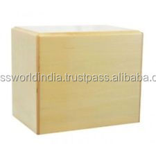 Suministros funerarios de la India, urna de madera fuerte de Brassworld para adultos - Product Image 5