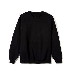 Sudadera de cuello redondo de algodón 100% personalizada para hombre al por mayor, jersey de manga larga con capucha, tejido polar de invierno, estampado sólido en relieve - Product Image 1