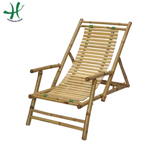 Chaise longue pliante en bambou (GT 681) - Product Image 3