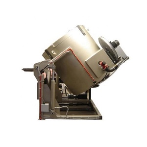 Nouveau four à creuset de fusion en laiton de capacité de 100 Kgs technologie avancée de carburant à gaz avec moteur pour application en métal prix d'exportation - Product Image 1