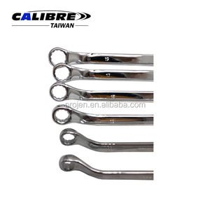 Jeu de clés à anneau métriques à double extrémité, peu profondes et décalées, 6 pièces, TAIWAN CALIBRE - Product Image 5