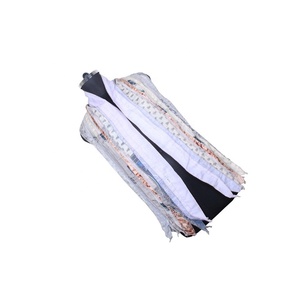ผ้าส่าหรีผ้าไหมวินเทจผ้าพันคอแพตติ10แถบสำหรับเด็กผู้หญิง SC025อินเทรนด์ขโมยอินเดียผ้าส่าหรีผ้าพันคอกลับด้านได้สีสันสดใส - Product Image 1