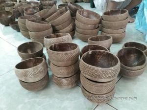 กะลามะพร้าวแล็กเกอร์ฝังเปลือกหอย,สำหรับส่งออกจากฮาไทยแล็กเกอร์ - Product Image 2