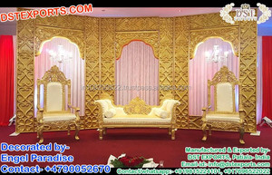 Paneles de Fibra Clásicos para Decoración de Escenarios de Boda, Decoraciones Elegantes para el Fondo del Escenario de Boda, Oferta de Año Nuevo, Evento en EE. UU. - Product Image 6