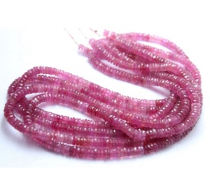 ลูกปัดหินเจียระไนแบบเหลี่ยมเพชรพลอยขนาด13นิ้วทำจากทับทิมแซฟไฟร์อัญมณีธรรมชาติสำหรับทำเครื่องประดับ - Product Image 2