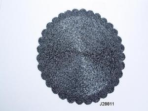 Mini tapis rond en verre avec pétales de fleurs, disponible dans plusieurs couleurs, articles de Table, salle à manger, décoration, chargeur - Product Image 3