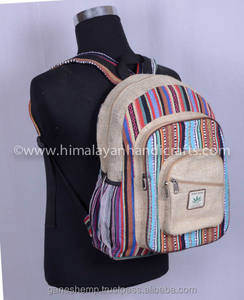 Sac à dos en chanvre pour ordinateur portable, styliste HBBH 0020a - Product Image 3