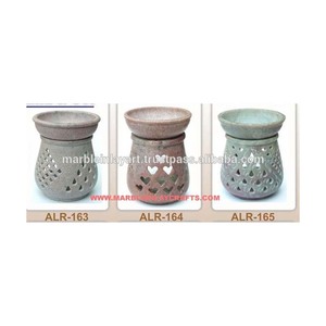 Unique Soapstone Handmade Beautiful Oil Burners - Product Image 1