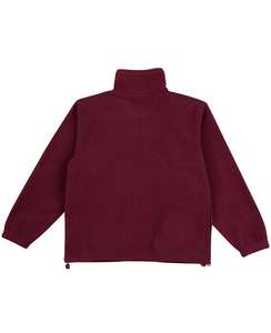 Vente en gros de veste polaire micro personnalisée unisexe respirante imperméable fourrure décoration fermeture à glissière impression grande taille hiver - Product Image 3