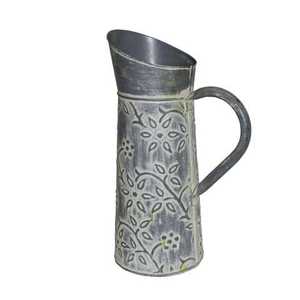 Vente en gros de fleurs vieillies Pichet à lait/eau/pot en métal Nouveau design Théières et bouilloires pour hôtel, restaurant et maison - Product Image 1