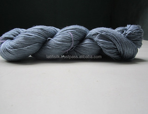 Maharaja Style <b>100</b>% Hand Spun Raw Mulberry <b>Silk</b> <b>Yarn</b> Undyed Knitting Ring Bags Embroidery Recycled Dyed <b>100</b>% <b>Silk</b> Weaving - Product Image 5