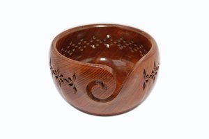 ชามไม้สำหรับถักไหมพรมทำด้วยมือ - Product Image 2