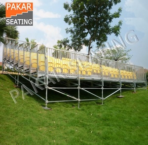 Ensamblaje de tribuna de acero modular rápido con tamaño personalizado Estable Rentable Fácil de usar Certificado por la venta de la compañía - Product Image 1