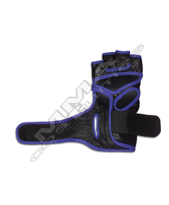 Guantes de Boxeo MMA de Cuero Vacuno de 8 oz con Logotipo Personalizado, Medios Dedos, Ajuste Universal, Profesionales para Sparring y Competencia Deportiva - Product Image 2