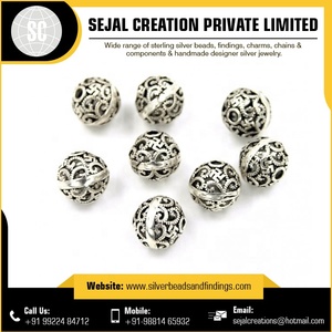 ตัวยึดลูกปัดสเปเซอร์สีเงิน - Product Image 6