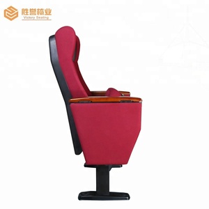 Salle de réunion de chaise d'auditorium <span class=keywords><strong>avec</strong></span> siège de théâtre de tablette d'écriture - Product Image 5