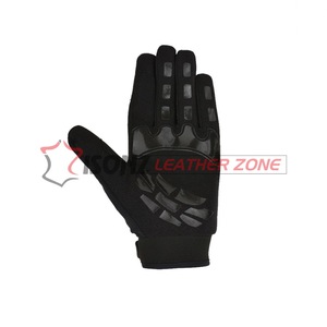 Gants de travail en cuir synthétique noir de qualité supérieure, antidérapants, 10 pouces, sans latex - Product Image 6